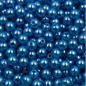 Perola com Furo 6Mm Az Jeans Cl 50G Perola com Furo 6Mm Az Jeans Cl 50G