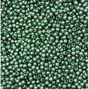 Perola com Furo 3Mm Verde Esc 50G
