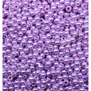 Perola com Furo 8Mm Lilas 50G