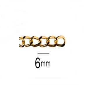 Corrente Nybc 6X3,6Mm (1.0) Ouro Mt Corrente Nybc 6X3,6Mm (1.0) Ouro Mt