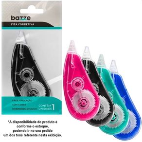Fita Corretiva Bazee Polybag 6Mt Und Fita Corretiva Bazee Polybag 6Mt Und