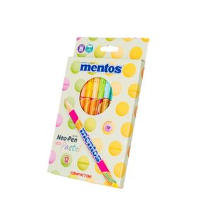 Hidrog Neo Pen Gigante Mentos Pastel (Bl) C/12Und Hidrog Neo Pen Gigante Mentos Pastel (Bl) C/12Und
