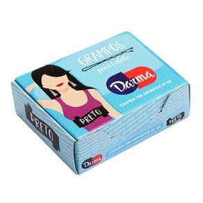 Grampo Darma Preto C/100Und N.5