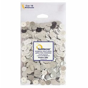 Lant Lisa 08 Metal 010 Prata C/1000Und Lant Lisa 08 Metal 010 Prata C/1000Und