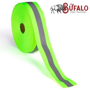 Fita Refletiva Flo Verde 5Cmx50mts 100%Po