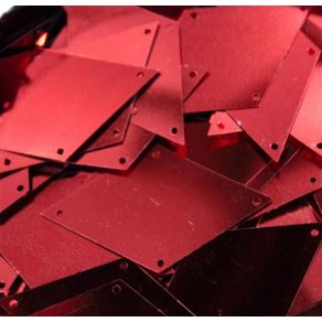 Paete Losango C/Furo 25X42mm 201 Verm C/50G