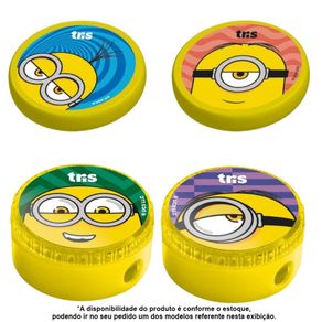 Apontador + Borracha Minions C/2Pcs Bl