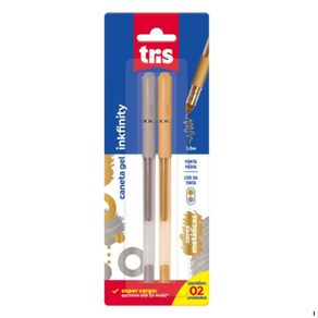 Caneta Gel Inkfinity Metal C/2Und Bl Tris