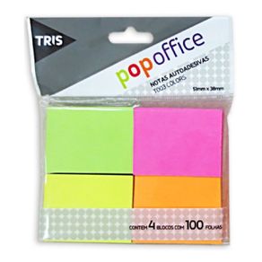 Nota Auto Pop T003 4Cor 51X38mm 400Fls Nota Auto Pop T003 4Cor 51X38mm 400Fls