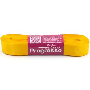 Fita Cetim Progresso N.3 038 Amarelo Ouro 10Mt