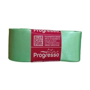 Fita Cetim Progresso N.9 232 Verde Menta 10Mt Fita Cetim Progresso N.9 232 Verde Menta 10Mt