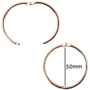 Argola Articulada 50 Ouro 10Und Luli