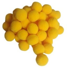 Pom Pom 20Mm C/100Und Amarelo Ouro Pom Pom 20Mm C/100Und Amarelo Ouro
