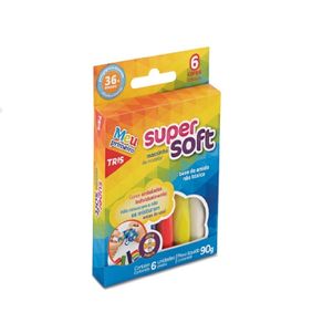 Massa Modelar Tris (Bl) 06 Cores Massa Modelar Tris (Bl) 06 Cores