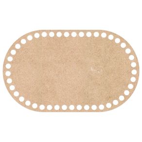 Base Croche 3Mm Oval Arredondada 20X12cm Und