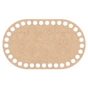 Base Croche 3Mm Oval Arredondada 15X9cm Und