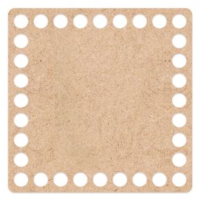 Base Croche 3Mm Quadrada 10Cm Und