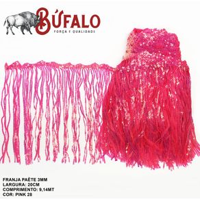 Franja de Paete 20Cm N 3 Pink 28 Franja de Paete 20Cm N 3 Pink 28