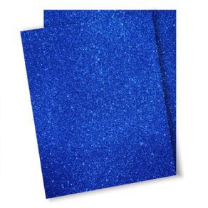 Folha Eva Ibel Glitter 40X48 Azul Petroleo Und