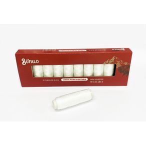 Linha P/Costura 100Jds Branca C/10Und