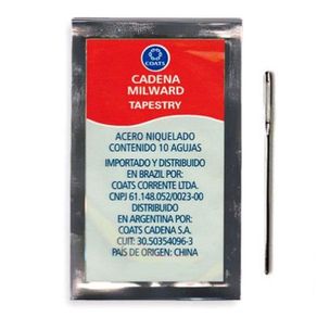 Agulha Bordar Tapestry Aco N.13 F5713 C/10Und Agulha Bordar Tapestry Aco N.13 F5713 C/10Und