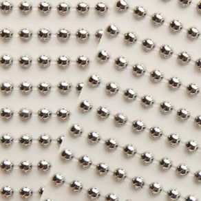 Meia Perola Ades.P5 Prata  Und