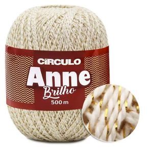 Anne 500Mt 8176 Brilho Ouro Off White
