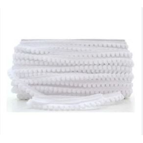 Pom Pom 10Mm C/25Mt Branco Pom Pom 10Mm C/25Mt Branco