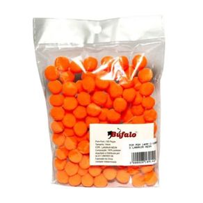 Pom Pom 14Mm C/100Und Laranja Neon Pom Pom 14Mm C/100Und Laranja Neon