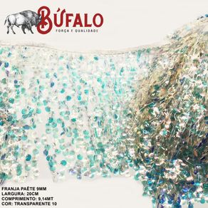 Franja de Paete 20Cm N 9 Lisa Transparente 10 Franja de Paete 20Cm N 9 Lisa Transparente 10