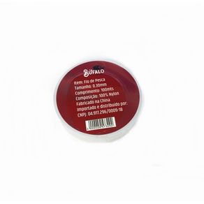Linha de Nylon P/Pesca 0.30Mm C/100Mts