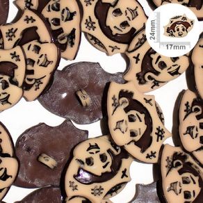 Botao 6128 Caipira Base/Pto Sup/178 25Und