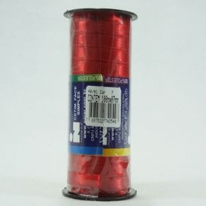 Fita Cetim Najar N.1 Poliester 07 Vermelho 100Mt Fita Cetim Najar N.1 Poliester 07 Vermelho 100Mt