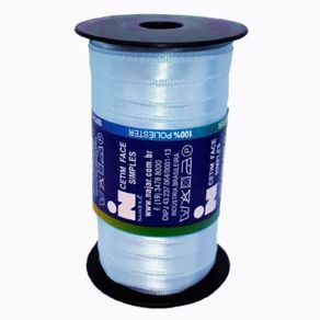 Fita Cetim Najar N.00 Poliester 12 Azul 100Mt