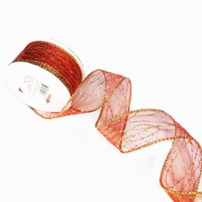 Art P/Fes Fita Arm Enf Natal 8D Verm 3,8Cmx914cm 10Jds