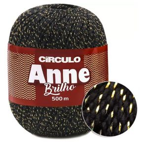 Anne 500Mt 8990 Brilho Ouro Preto Anne 500Mt 8990 Brilho Ouro Preto