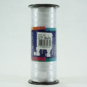 Fita Cetim Najar N.1 Poliester 01 Bco 100Mt