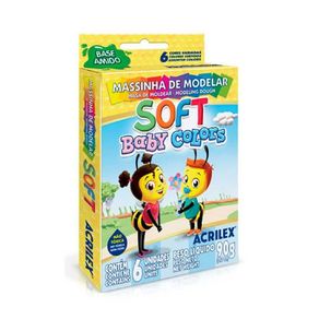 Massa Soft Baby Colors 90G Bl (Ec)