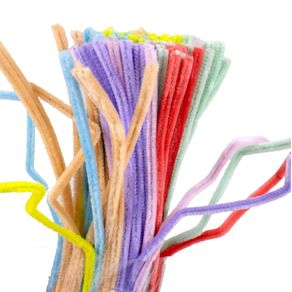 Hastes de Chenile 503 Colorido Cl C/100Und