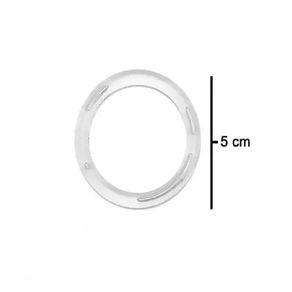 Argola 50 Transp C/48Pcs