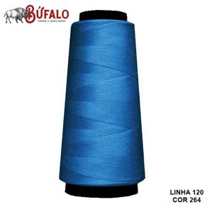 Linha P/Costura 1500Mt 264 Azul Turquesa Linha P/Costura 1500Mt 264 Azul Turquesa