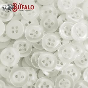 Botao 4 Furos Tam.18 C/144Und Perolado (Mod 3)