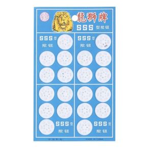 Colchete Pressao Plast 15Mm Bco 20Und Luli