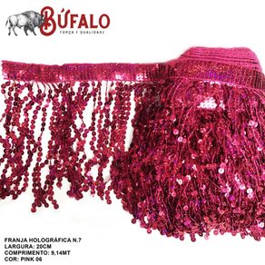 Franja de Paete 20Cm N 7 Pink 06