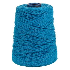 Barbante Algodao Cones 4/6 Azul Turquesa  570Mt