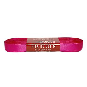 Fita Cetim Bufalo N.2 10Mm Rosa Profundo 28 10Mt