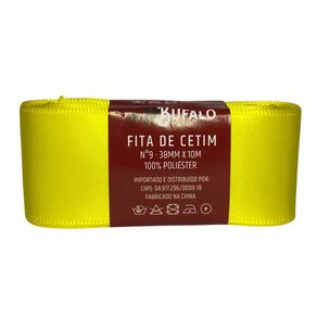 Fita Cetim Bufalo N.9 38Mm Am Canario 189 10Mt Fita Cetim Bufalo N.9 38Mm Am Canario 189 10Mt