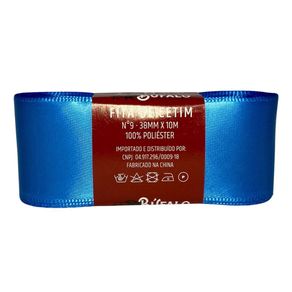 Fita Cetim Bufalo N.9 38Mm Az Turqueza 152 10Mt Fita Cetim Bufalo N.9 38Mm Az Turqueza 152 10Mt