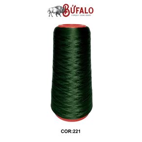 Fio Overlock Text.100G Verde Exercito 221 100%Pol