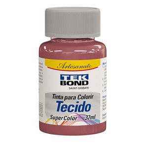 Tinta P/ Tecido Rose 37Ml Tekbond Tinta P/ Tecido Rose 37Ml Tekbond
